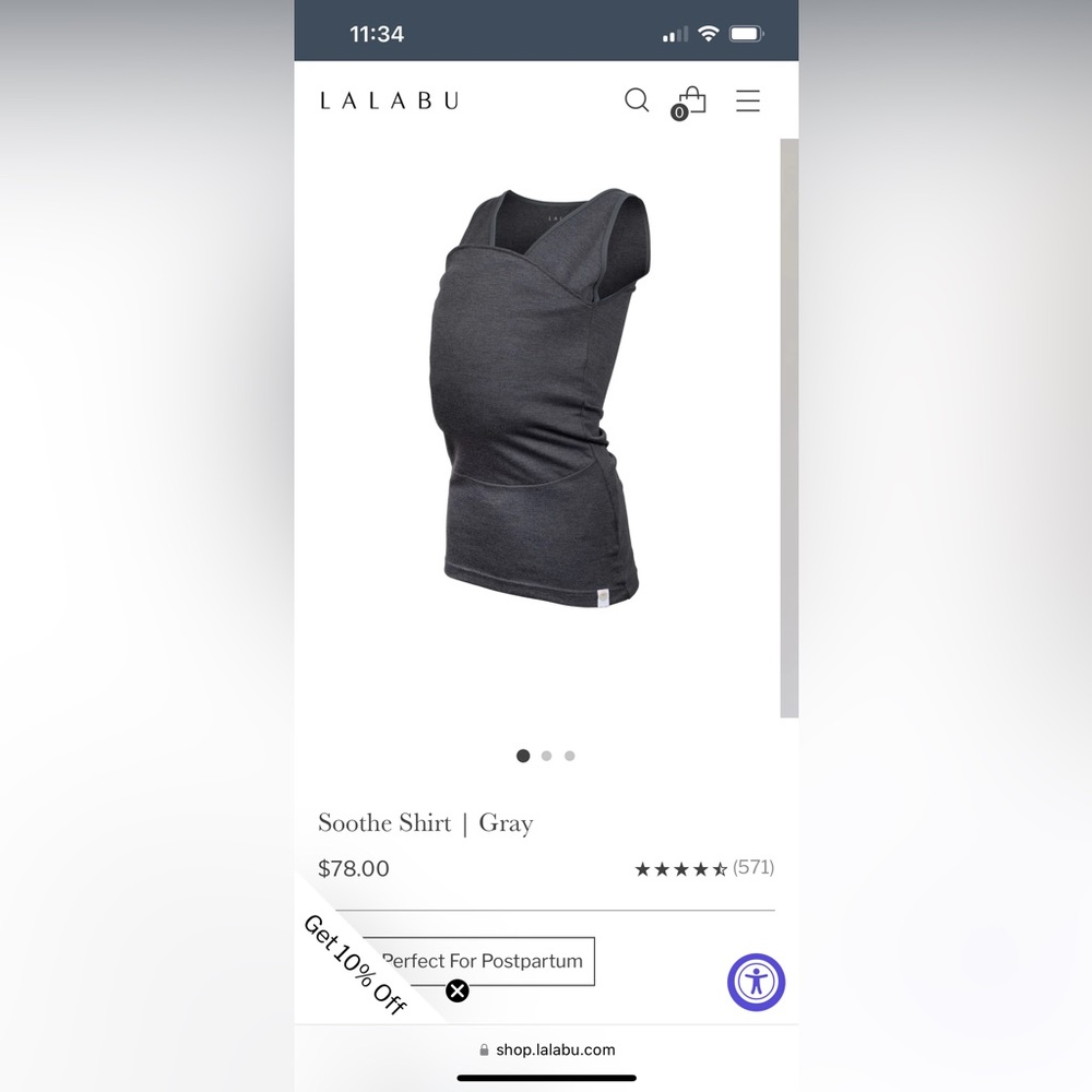 2 Lalabu soothe shirts!